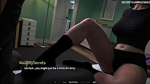 sharing the bed with goth stepsis summer heat 07 naughty fox games 3d hentai 😈🔥