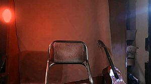 Muscular chinese bodybuilder fucks yamaha guitar hard in china 🎸🍆💦