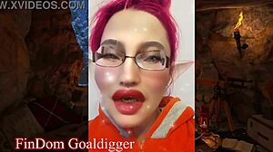 Tall Glasses Cosplay Girl Craves Kinky Femdom Fun!