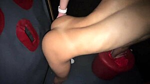 my husband shared me at swingers gloryhole taking cocks creampie cuckold humiliation