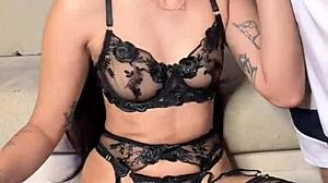 Bold Lingerie Deepthroat Cock Sucking