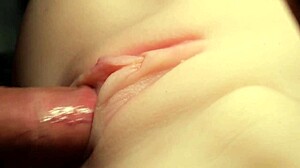 Flush Lube Deep In Shaved Fuck Doll Pussy Double Penetration Toys