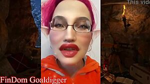 Tall Glasses Cosplay Girl Craves Kinky Femdom Fun!