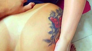 brazilian bbw's tight wet pussy creampied uncensored by delivery stud