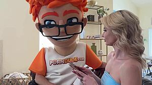 blonde bombshell beverly slurps big dick in casting adventure