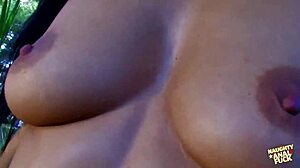 damn stripping outside turns into licking holes and hardcore anal pounding!