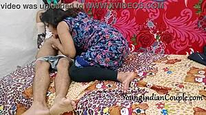 Hot desi 18+ Indian teen sucks boyfriend's monster cock deepthroat in tight pussy ranch bang!