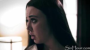 Girlfriend catches horny teen whitney wright fucking friend in garage tribbing punishment