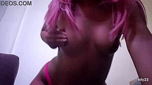 sexy latina culona shakes her morena curves wild