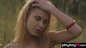 petite ukrainian blondie emily rise strips naked amid giant cacti