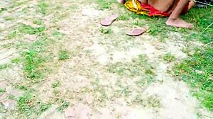 i hiked into the jungle with this beautiful desi bhabhi for hot outdoor sex