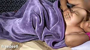 Stepson sneaks forbidden peek at stepmom's hairy anal cravings