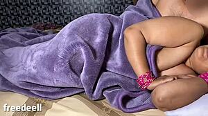 Stepson sneaks forbidden peek at stepmom's hairy anal cravings