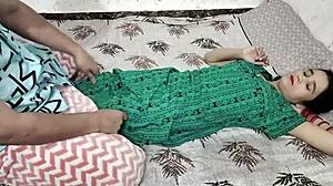 Skinny indian sali juices up jija cock new year rough homemade sex