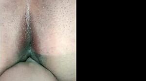 Fat cousin's big ass bounces on bbc natural tits shaking