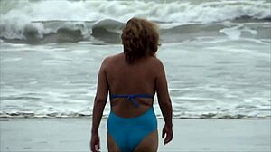 back from beach horny milf masturbates then stepson pounds her first
