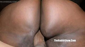 bbw phat booty bounces wildly on redzilla's throbbing bbc monster