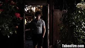 Golddigging Stepmom Fucks Teen In Taboo Threesome