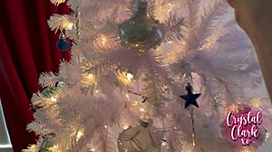 stepmom's taboo christmas gift milks stepson's huge load