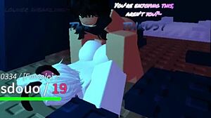roblox slut begs for big ass tits pounding keeps cumming back