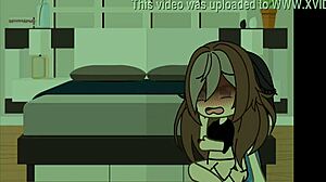 padrastro pounds hijastra pussy raw in gacha sex