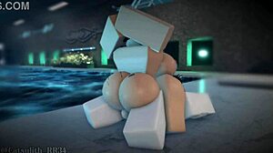 shy big tits girl bends over for rough doggystyle on monster cock session 11