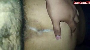 Fat cousin's big ass bounces on bbc natural tits shaking