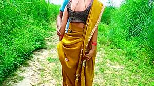 i hiked into the jungle with this beautiful desi bhabhi for hot outdoor sex