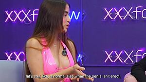 karolin gomez natural tits teen talks first porn then hardcore fucked by pipe boy