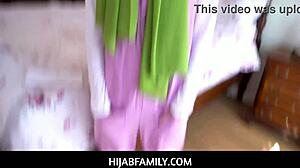 hijabfamily's donnie rock craves naughty adventure pounding izzy lush's tight pussy