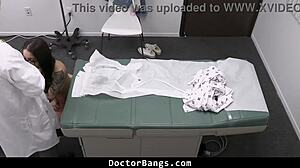 shy teen nurse bends for doctor doggystyle pounding