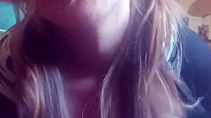 feeling her cute black ass and small tits before she fucks herself wildly