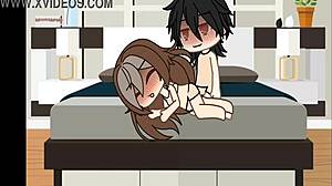 padrastro pounds hijastra pussy raw in gacha sex