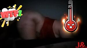 Sexy Fat Brazilian Wife Licks Lover's Cock On All Fours For Cuckold Hubby