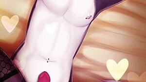 wanna hear this femboy furry moan from hard shemale berryguild action?