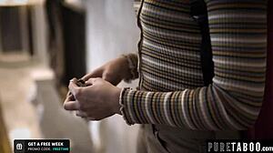 star quarterback secretly films pounding virgin reporter's tight pussy on pure taboo