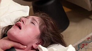 Unfortunate Cute Girl Endures Hard Neighbor Muscular Domination 4K