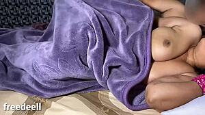 Stepson sneaks forbidden peek at stepmom's hairy anal cravings