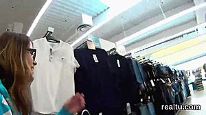 Was flawless Czech teen seduced in mall for POV pounding?