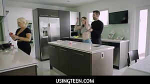 big titted teen 18+ london rose, freeuse kitchen fuck by tristan summers?