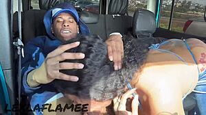 uber driver blasts sloppy facial in car