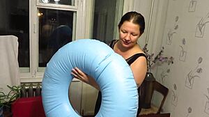 Milf Looner Inflates Beach Fetish Circle With Big Tits
