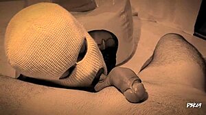 Deepthroat Blowjob Gagging on Cock with Massive Cumshot in POV