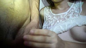 my small tits gf sucks n fucks