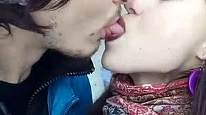 Lesbians Kissing Cum!