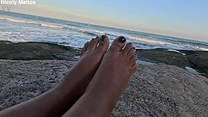 barefoot beach feet fetish exposed for podolatras lovers