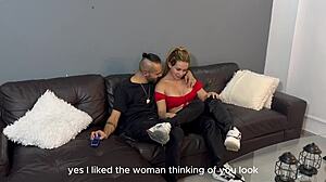 Lonely Neighbor Tricks Best Friend's Son Into Sofa Creampie Fuck