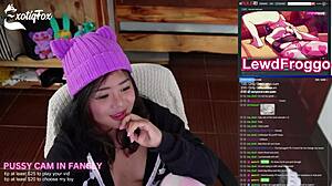 gooning live with followers edging masturbation filipina style