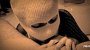 Deepthroat Blowjob Gagging on Cock with Massive Cumshot in POV