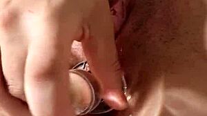 I stretch ass wide with huge dildos nonstop